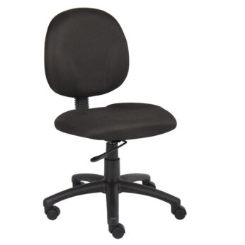 A Diamond Task Chair with a padded seat and backrest, adjustable height lever, and five-wheeled base.