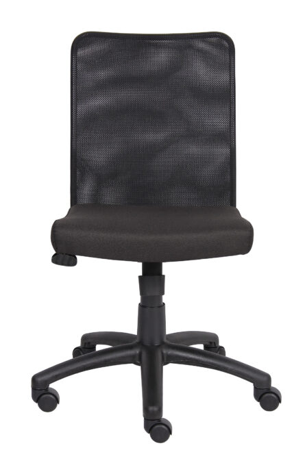 Budget Mesh Task Chair with a five-wheeled base, isolated on a white background.